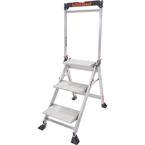 Jumbo Step Ladder, 2.2', Aluminum, 375 lbs. Capacity, Type 1AA Sidevic Inc.