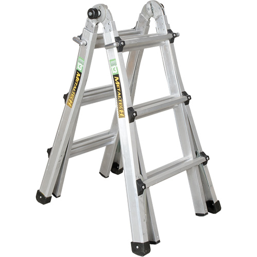 Telescoping Multi-Position Ladder, 2.916' - 9.75', Aluminum, 300 lbs., CSA Grade 1A Sidevic Inc.