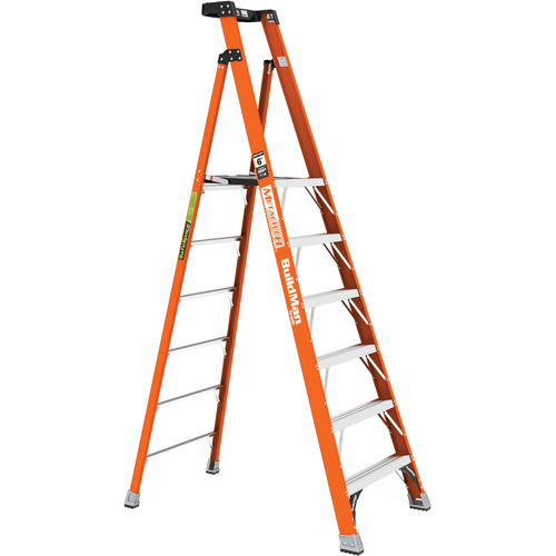 Safespace Platform Step Ladder, 6', 300 lbs. Cap. Sidevic Inc.