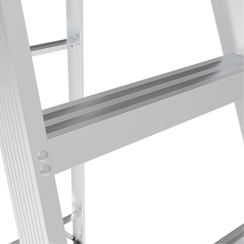 Step Ladder, 6', Aluminum, 200 lbs. Capacity, Type 3 Sidevic Inc.