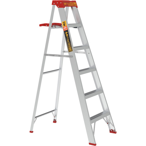 Step Ladder with Paint Tray, 6', Aluminum, 200 lbs. Capacity, Type 3 Sidevic Inc.