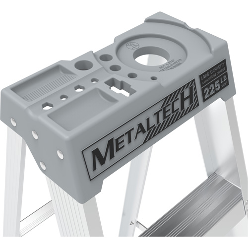 Step Ladder with Paint Tray, 10', Aluminum, 225 lbs. Capacity, Type 2 Sidevic Inc.