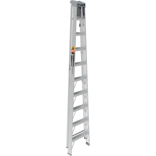 Step Ladder with Paint Tray, 10', Aluminum, 225 lbs. Capacity, Type 2 Sidevic Inc.