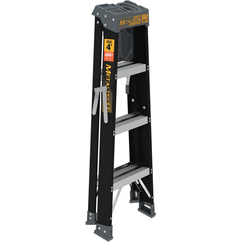 Step Ladder with Paint Tray, 4', Fibreglass, 250 lbs. Capacity, Type 1 Sidevic Inc.