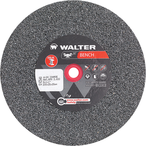 Bench Grinding Wheels, 8" x 1", 1" Arbor, 1 Sidevic Inc.