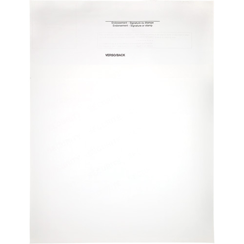 Papier &agrave; ch&egrave;que Sidevic Inc.