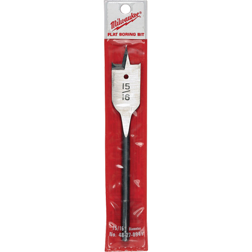 Flat Boring Bit, 15/16" Diameter, 1/4" Hex Shank, 6-1/8" Length Sidevic Inc.