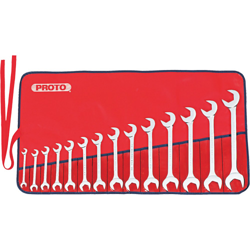 Full Polish Angle Wrench Set, Open-Ended, 14 Pieces, Imperial Sidevic Inc.