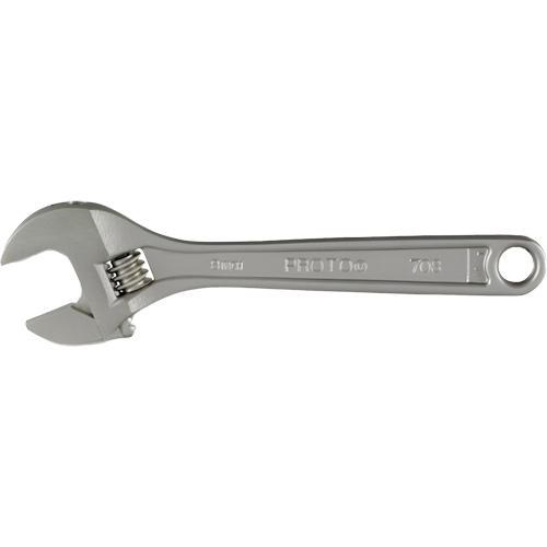 Adjustable Wrench With CLIK-STOP&reg;, 8" L, Plain Sidevic Inc.