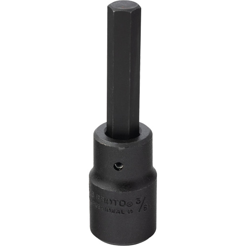Socket Bit, Hex, 3/8" x 3-1/4" L, 1/2" Drive Sidevic Inc.
