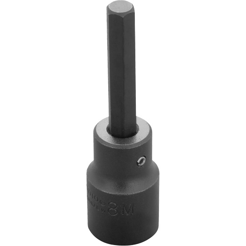 Embout &agrave; ins&eacute;rer, Hexagonale, 8 mm x 3-1/4" lo, Prise 1/2" Sidevic Inc.
