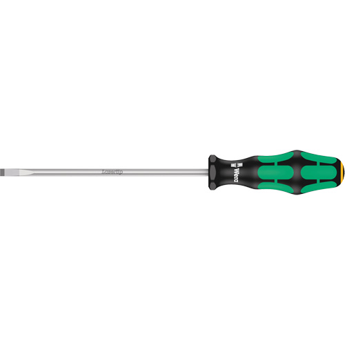 Slotted Screwdriver, 1/4" Tip, Round, 9-3/4" L, Plastic Handle Sidevic Inc.