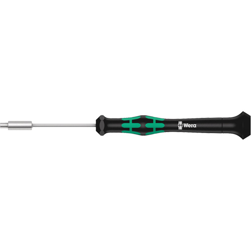 Micro-tournevis pour embouts, 3/32" prise, 6-3/16" lo, Non magn&eacute;tique Sidevic Inc.