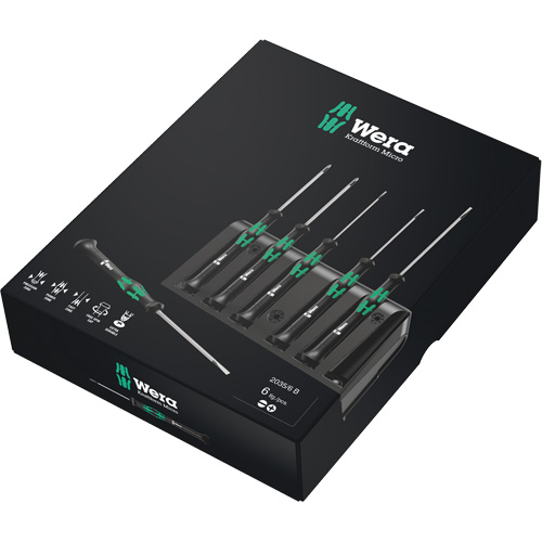 Jeu de tournevis s&eacute;rie Micro avec support, 6 mcx Sidevic Inc.