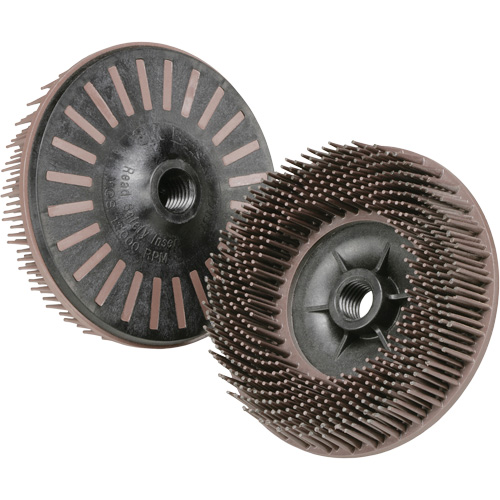 Scotch-Brite Radial Bristle Discs for Right Angle Grinders, Ceramic, 36 Grit, 4-1/2" Dia. Sidevic Inc.