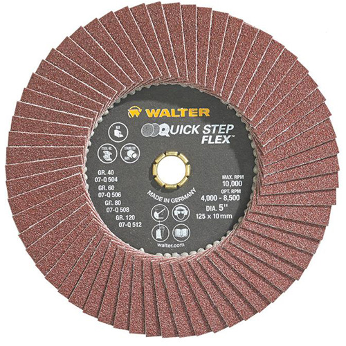 QUICK-STEP FLEX, 5" x Type 29, Grain 80, Oxyde d'aluminium Sidevic Inc.