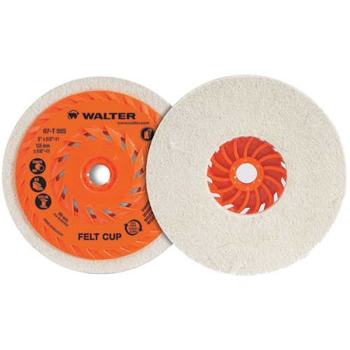 Cup Polishing Disc, 5" Dia. Sidevic Inc.