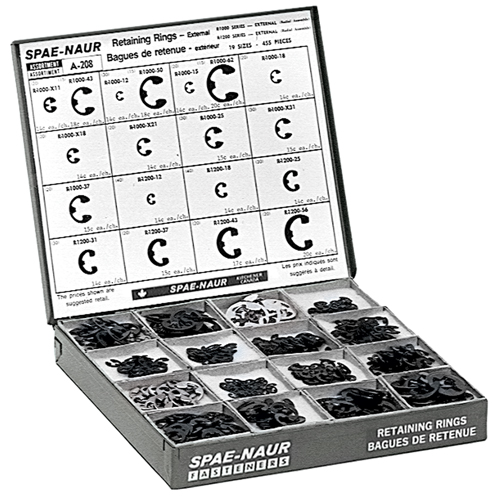External Retaining Ring Assortments Sidevic Inc.