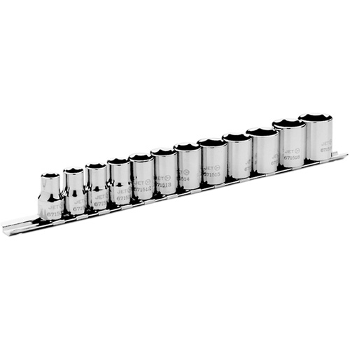 Metric Socket Set, 12 Pcs, 3/8" Drive Size Sidevic Inc.