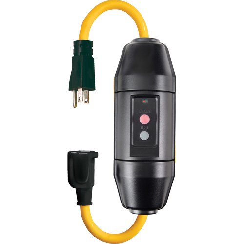 Cordons avec disjoncteur de fuite &agrave; la terre en ligne, 120 V, 20 A, Cordon de  Sidevic Inc.