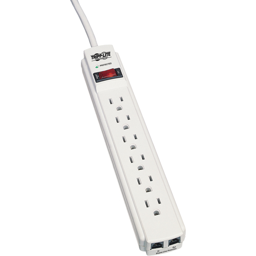 Protect-It Surge Suppressors, 6 Outlets, 720 J, 1800 W, 4' Cord Sidevic Inc.