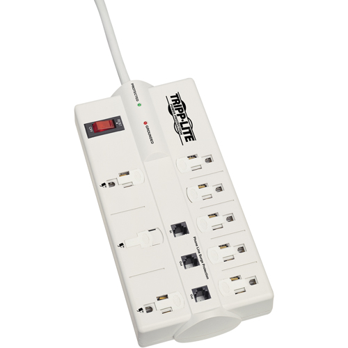 Protect-It Surge Suppressors, 8 Outlets, 2160, 1800 W, 8' Cord Sidevic Inc.