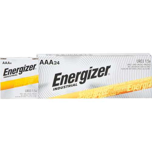 Alkaline Industrial Batteries, AAA, 1.5 V Sidevic Inc.