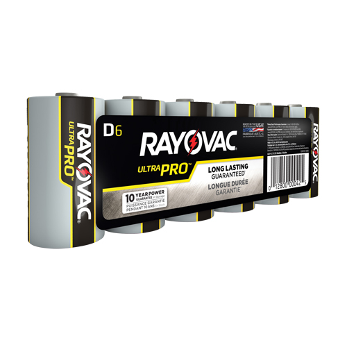 Piles industrielles Ultra PRO, D, 1,5 V Sidevic Inc.