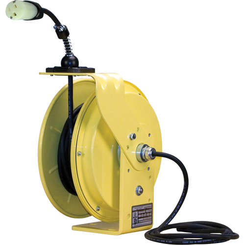LE9000 Series Heavy-Duty Cord Reels, 50', SJOW, 12/3 Gauge, 20 A Sidevic Inc.