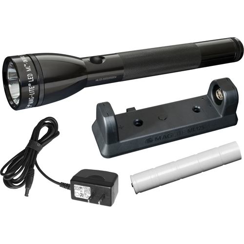 ML125 Flashlight, LED, 186 Lumens, Rechargeable Batteries Sidevic Inc.