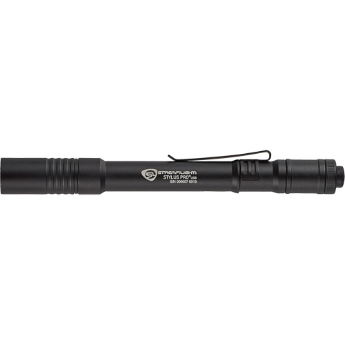 Lampe stylo USB Stylus Pro, DEL, 350 lumens, Corps en Aluminium, piles Rechargeable, Compris Sidevic Inc.