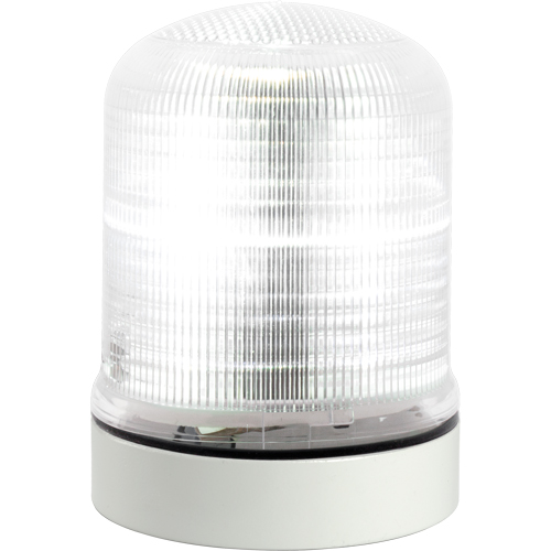 Streamline&reg; Modular Multifunctional LED Beacons, Continuous/Flashing/Rotating, Clear Sidevic Inc.