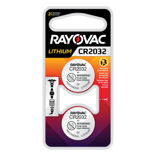 Piles boutons au lithium CR2032, 3 V Sidevic Inc.