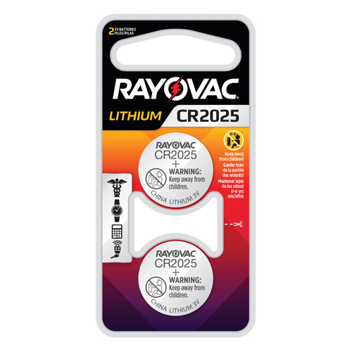 CR2025 Lithium Coin Cell Batteries, 3 V Sidevic Inc.
