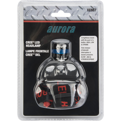 Cree&reg; Headlamp, LED, 120 Lumens, 6 Hrs. Run Time, AAA Batteries Sidevic Inc.