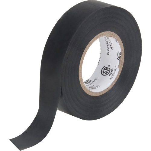 Ruban isolant, 19 mm (3/4") x 18 m (60'), Noir, 7 mils Sidevic Inc.