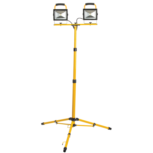 Twin-Head Work Light, LED, 40 W, 4800 Lumens, Aluminum Housing Sidevic Inc.