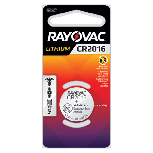 CR2016 Lithium Coin Cell Battery, 3 V Sidevic Inc.