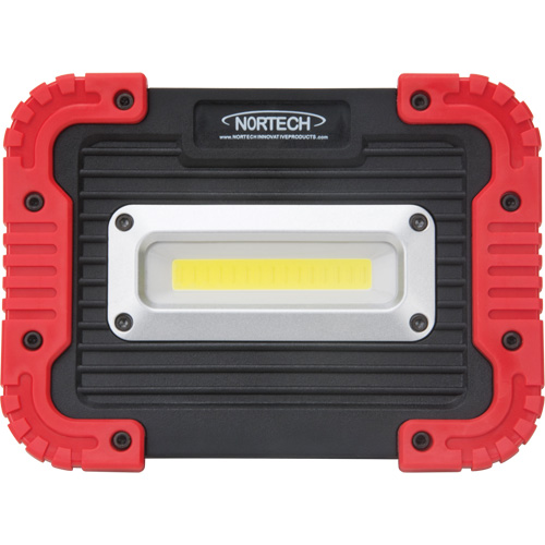 Portable Work Light, LED, 10 W, 1000 Lumens, Plastic Housing Sidevic Inc.