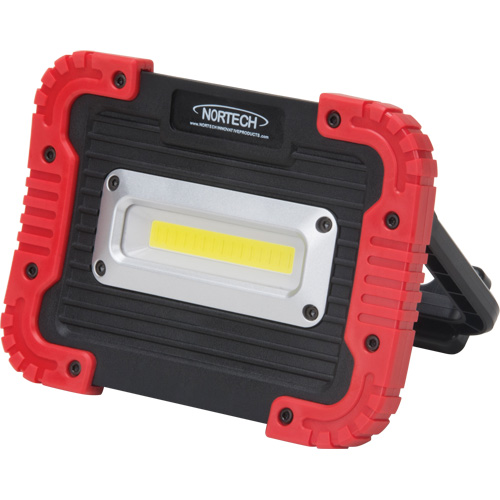 Portable Work Light, LED, 10 W, 1000 Lumens, Plastic Housing Sidevic Inc.