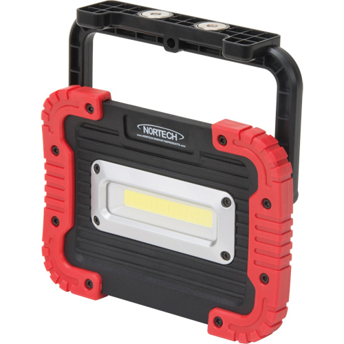 Portable Work Light, LED, 10 W, 1000 Lumens, Plastic Housing Sidevic Inc.