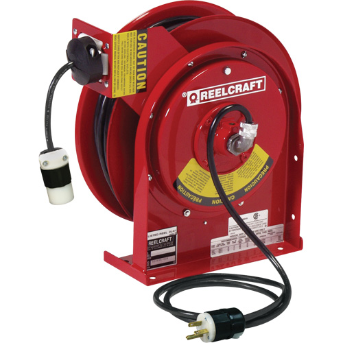 Power Cord Reel, 45', SJEOOW, 12 Gauge, 20 A Sidevic Inc.