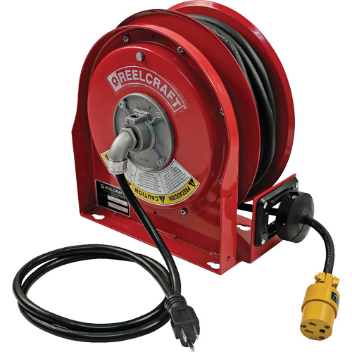 3000 Compact Premium Duty Cord Reel, 30', SJTO, 12 Gauge, 15 A Sidevic Inc.