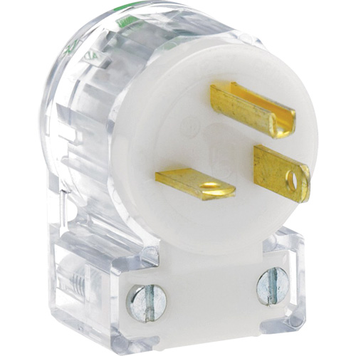 Prise de rallonge &agrave; angle de qualit&eacute; hospitali&egrave;re, Nylon, 20 A, 125 V Sidevic Inc.