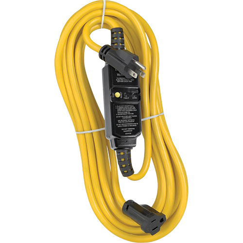 Self-Test Automatic Reset GFCI Cord Set, 120 V, 15 A, 25' Cord Sidevic Inc.
