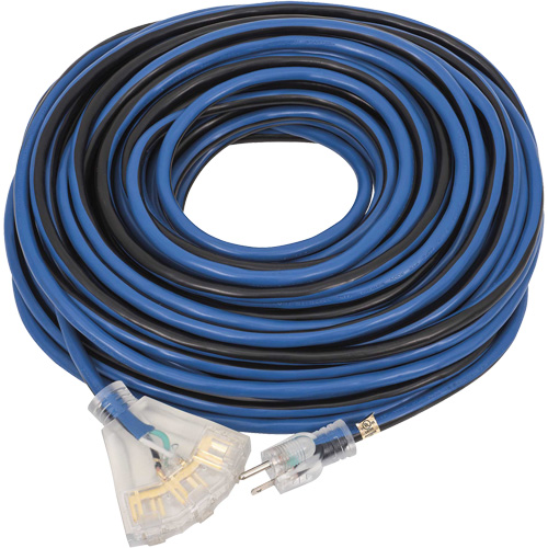 JLEC-12100 Rallonge de qualit&eacute; professionnelle, Int&eacute;rieur/ext&eacute;rieur, SJTOW, AWG 12, 15 A, 100' Sidevic Inc.