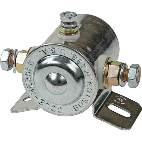 Relais sol&eacute;noide continu mis &agrave; la terre, Mini disjoncteur, 12 V Sidevic Inc.