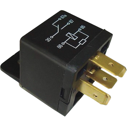 Mini relais unipolaire &agrave; une direction avec r&eacute;sistance, Prise, 40 A, 12 V Sidevic Inc.