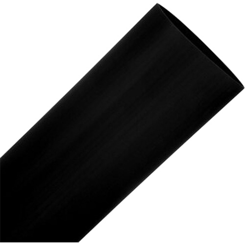 Tube noir thermor&eacute;tractable, Paroi mince, 100', 0,75" (19,05 mm) - 1,5" (38,1 mm) Sidevic Inc.