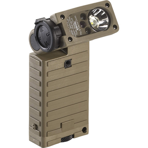 Lampe militaire haute puissance &agrave; deux carburants Sidewinder X avec t&ecirc;te basculante, DEL, 275 lumens, Piles AA Sidevic Inc.